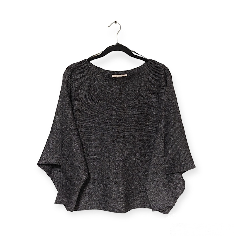 Philosophy Metallic Gray Blouse